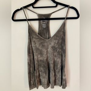 AEO Soft & Sexy Tie-Die Racer Back Tank Top